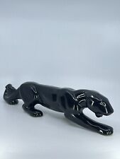 VTG Black Panther 1960s Mid Century Ceramic Porcelain Figurine MCM Art Deco 16