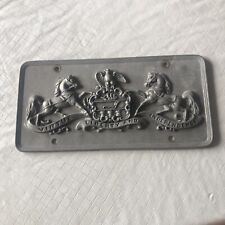 1776-1976 VIRTUE LIBERTY INDEPENDENCE CAST ALUMINUM LICENSE PLATE Bicentennial picture