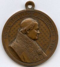 Vatican Religious Pope Pius IX Pendant Medal by Penin 33mm 12gr  picture