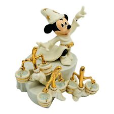 Lenox Disney Snowcase While The Sorcerer’s Away… Figurine Mickey Mouse LE #961 picture