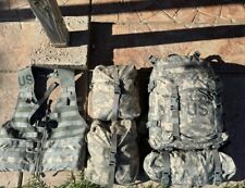 US ARMY USGI ACU Molle II 3 Day Assault Pack W/ Waist Pack/FLC/2x S. Pouches picture