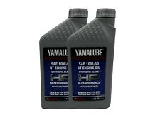 Yamaha New Yamalube 10W-50 Semi-Synthetic Oil-LUB-10W50-SS-12-2PACK picture