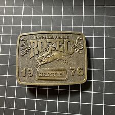 1976 Hesston Belt Buckle National Finals Rodeo Limited Edition Bicentennial picture