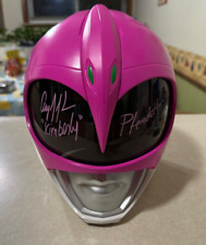 Pink Power Ranger AMY JO JOHNSON Signed Full Size  Lightning Helmet  JSA picture