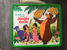 Vintage 1966 Disney Jungle Book Aladdin Industries Metal Lunch Box — No Thermos picture