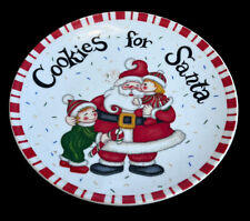 Vintage Cookies for Santa Claus Small Plate 8-1/2