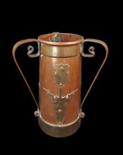 Antique Russian tyg 3 handle copper brass tyg urn arts and crafts picture