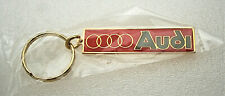 Vintage Audi Brass Car Logo Auto Key Chain 1970's NOS New Unopened picture