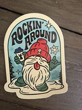 *NEW* Dutch Bros Rockin' Around GNOME Snow Globe Sticker  11/23 picture