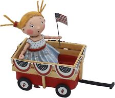 Lori Mitchell POLLY’S PARADE Patriotic 4th of July Collectible Figurine 16711 picture