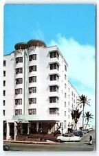1950s MIAMI BEACH FL ATLANTIC TOWERS HOTEL AND CABANA CLUB POSTCARD P2936 picture
