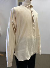 19th Century Off-White Muslin Shirt - 19th cent Re-enacting - NEW, SZ. XXL picture