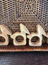 Ceramic Pelican Napkin Ring Holders  picture