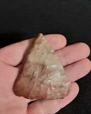 Nice Authentic Ancient Arrowhead Native American pre 1600 MS  Tri Blade Archaic picture
