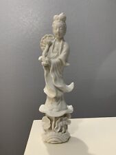 Vintage Quan Yin White Porcelain Figurine Statue Figure Made In Japan picture