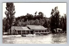 Frankfort MI-Michigan, RPPC Crystal Beach Resort, Real Photo Vintage Postcard picture