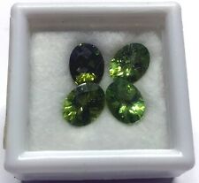 (GS) 4 OVAL CUT PERIDOT, 8x6 MILLIMETERS EACH, 5.0 CARATS picture