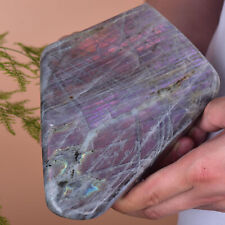 4.81LB Natural labradorite specimen quartz crystal healing picture