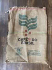 AUTHENTIC BURLAP COFFEE BAGS - FULL SIZE picture