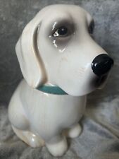 Pioneer Woman Dog Cookie Jar Labrador Retriever Lucy White Lab 11.5
