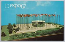 Theme Park & Expo~Pavilion Of The United Nations~1967~Canada~Vintage Postcard picture