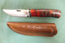 Behring, James Knife with Surrealistic Handle, Leather Sheath / UNIQUE 1/1 picture