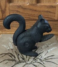 Antique Vintage Cast Iron Squirrel Nut Cracker Tail Lever 4.5” Tall  picture
