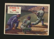 1954 Topps Scoop  26 Inning Tie Game # 154 picture