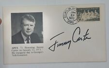 Early Jimmy Carter  Signed 1971 Georgia Governor Inaugural Cover picture