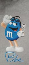Vtg. Rare M&M's Mr. Blue Nut Man M&M's T-Shirt Men's Mars Candy XXL NWT picture