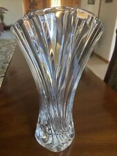 MIKASA “Flores” Lead Crystal 10” Flower Vase picture