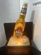 ⚡️1992 Michelob Golden Draft Beer Light ~ Bottle On Ice ~ 11.5