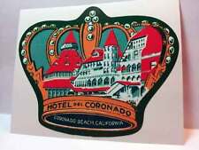 Hotel Del Coronado Vintage Style Travel Decal / Vinyl Sticker, Luggage Label picture