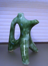 Abstract Handmade Vase Sculpture Pottery Mid Century Modern Vintage picture