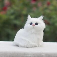White Fluffy Cat Figurine New in Packaging picture