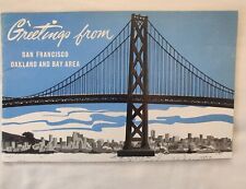 Vintage 40's booklette Greetings from San Francisco oakland bay pictures picture