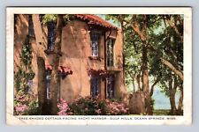 Ocean Springs MS-Mississippi, Gulf Hills, Shaded Cottage, Vintage c1940 Postcard picture