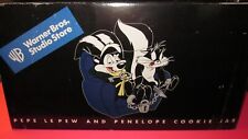 Warner Bros Looney Tunes Pepe Le Pew and Penelope Lock and Key Couch Cookie Jar picture