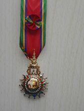 THAILAND ORDER OF THE WHITE ELEPHANT, 4TH CLASS-MINIATURE MEDAL picture