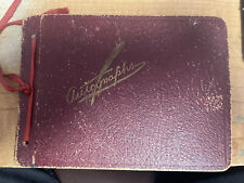 1935-1941 Autograph Book Dorsey,Downey Sr N Many More. picture