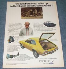 1973 Pinto Runabout Hatchback Vintage Color Ad 