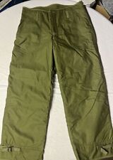VTG Cold Weather Pants US Army Navy permeable trousers Outdoors Hunting Etc 28