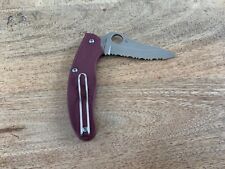 NEW Unused Numbered C94SMR3 SPYDERCO GIN-1 UK Penknife Folding Knife picture