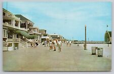 Ocean City Maryland Boardwalk and Bandstand Civic Band 1963 Vintage Postcard picture