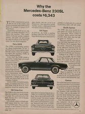 1966 Mercedes-Benz 230SL Highly Virile Machine 2-door Coupe Original Print Ad picture
