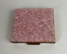 Vintage Flair Fifth Avenue Compact Mirror Pink Sparkles picture