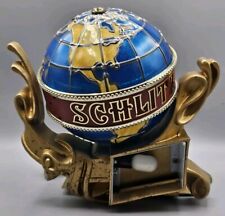 VINTAGE Schlitz Beer Motion/Rotating Globe Lighted Sign picture