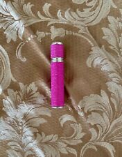 CREED PINK LEATHER WITH SLVER TRIM ATOMIZER/10CC/.33OZ GREAT CONDITION picture