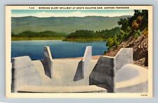 South Holston Dam TN-Tennessee Morning Glory Spillway Vintage Souvenir Postcard picture