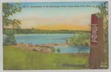 Postcard MN Itasca Minnesota Headwaters of Mississippi River Itasca State Park picture